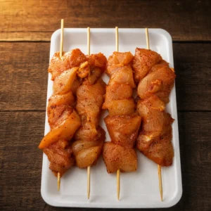 Brochettes de Poulet Marinées Péri-Péri Halal 500g