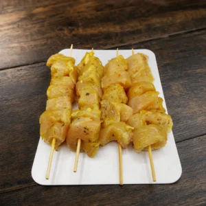 Brochettes de Poulet Marinees Thai Halal 500g