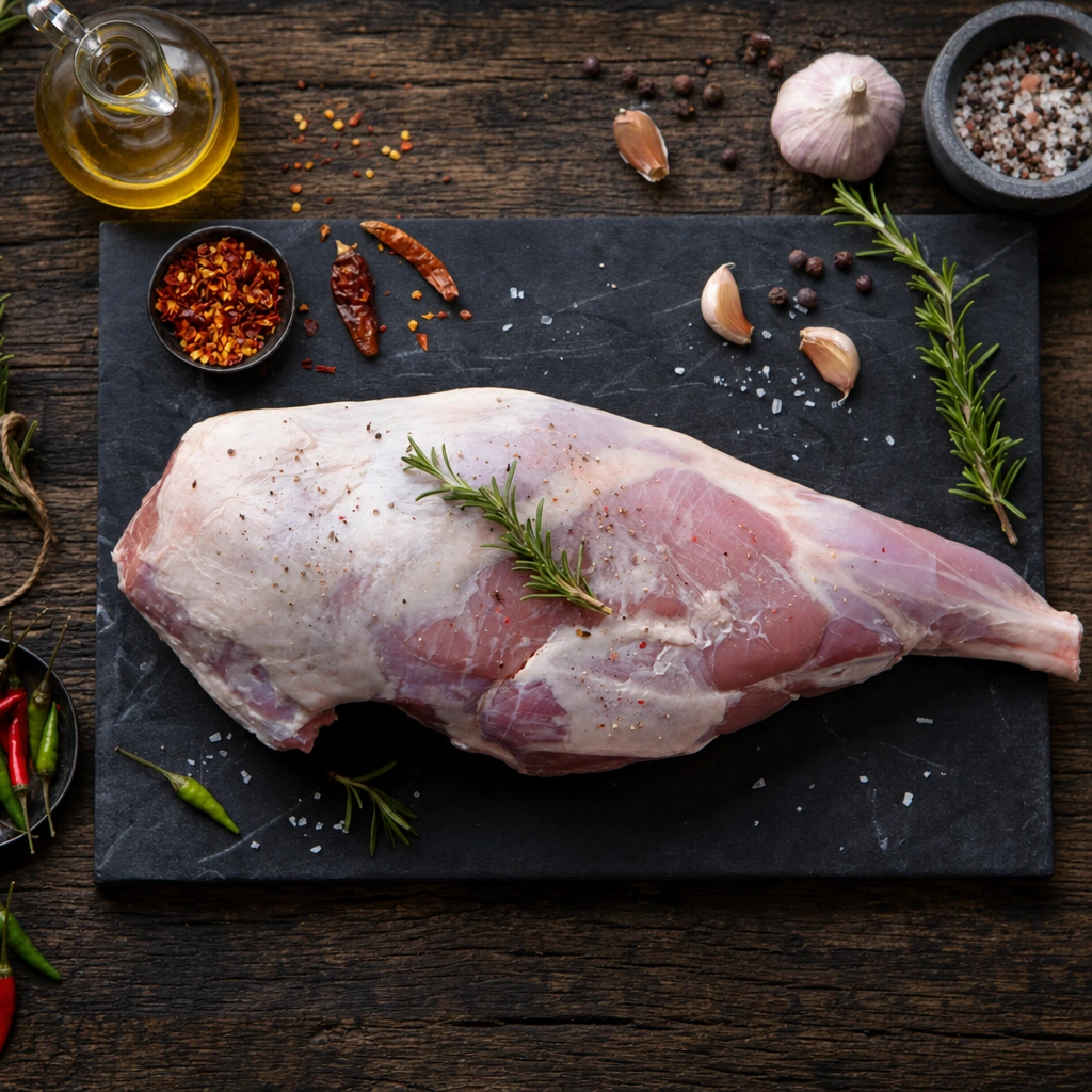 Gigot D'Agneau Entier à Rôtir Halal 2,5kg